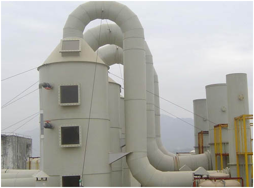 水淋塔废弃净化